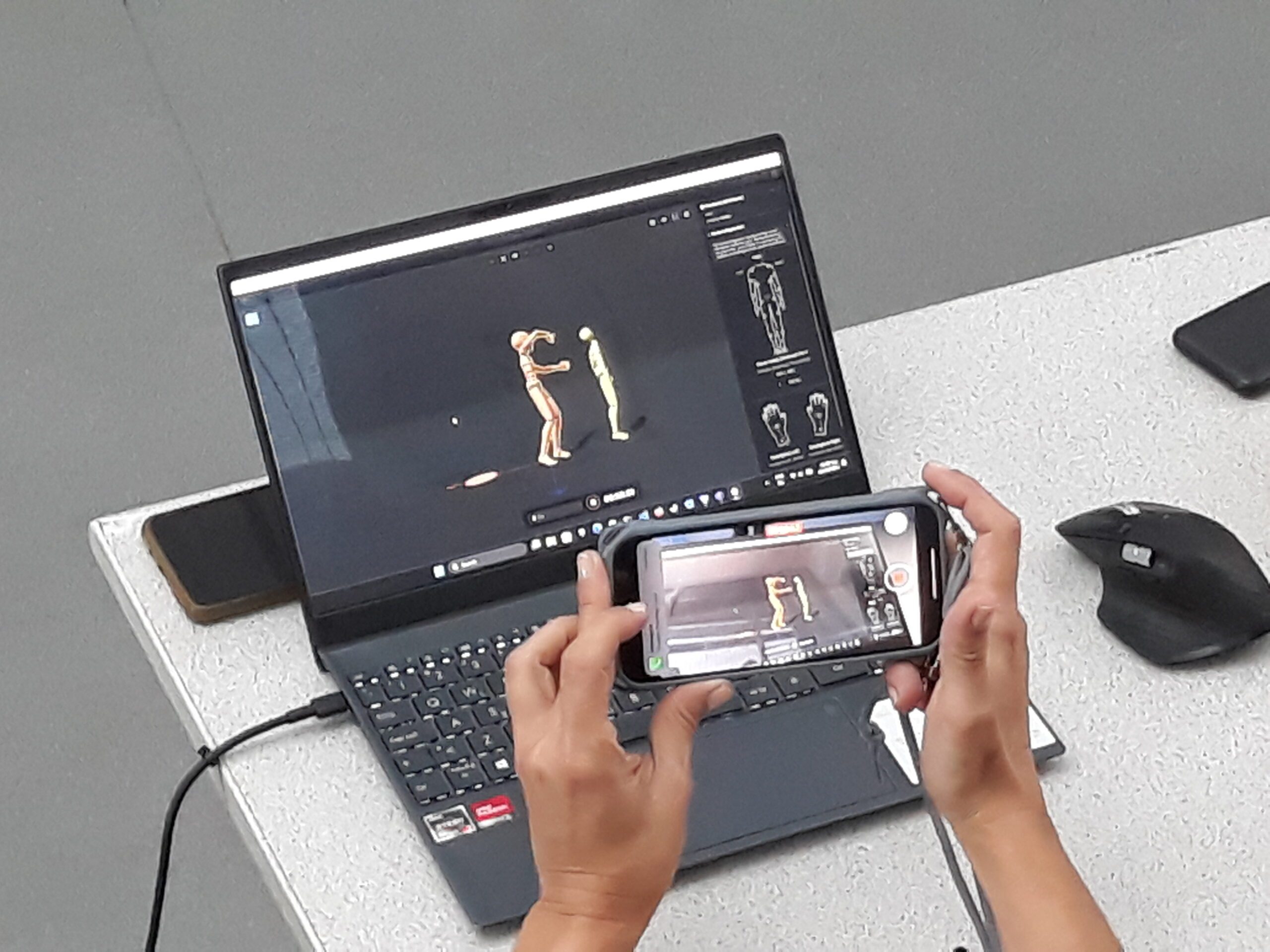 The interview with Gwendaline Bachini, Dance and New Media Artist (France). VIDEO