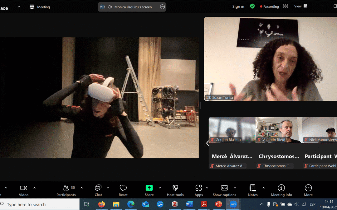 Notes from the discussion webinar II: “Hybrid dance and theatre co-creation, knowledge transmission and rehearsal in XR spaces”